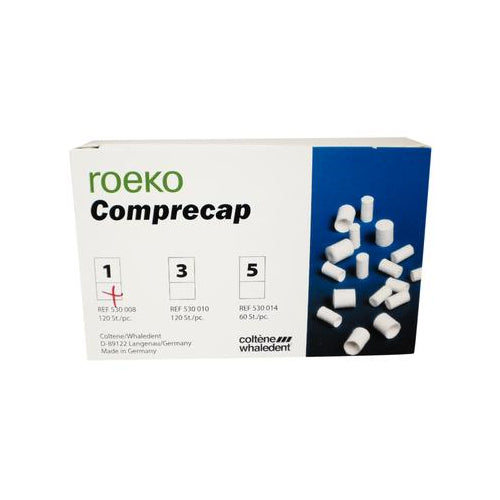Coltene Whaledent 530008 Roeko Comprecap Compression Caps #1 7 mm 120/Pk Coltene Whaledent 530008 Roeko Comprecap Compression Caps #1 7 mm 120/Pk